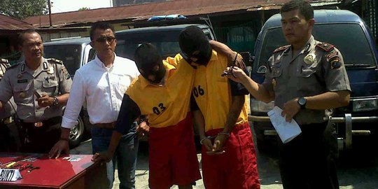 2 Pencuri gondol motor RX King milik warga Pulau Burung