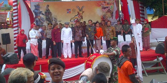 Jokowi dan Iriana buka pesta rakyat Cap Go Meh di Bogor