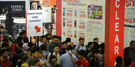 142 Ribu pengunjung padati pameran teknologi Mega Bazar di Senayan