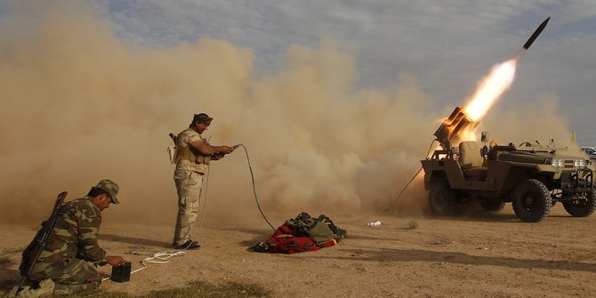 Pejuang Syiah dan militer Irak gempur markas ISIS di Tikrit