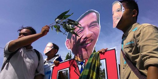 Aksi demo mahasiswa Aceh 'bangunkan' Jokowi dari tidur