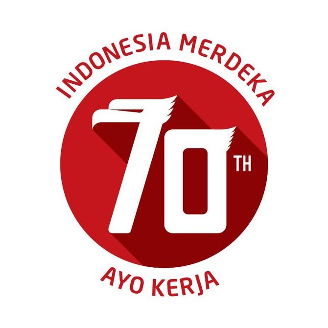 logo 70 tahun indonesia merdeka