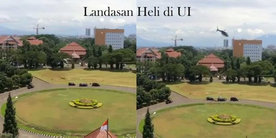 Ke Universitas Indonesia, sekarang mahasiswa bisa naik helikopter