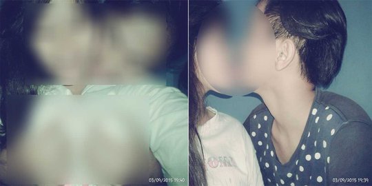 Foto remaja pamer ciuman hot & gerayangi dada bikin heboh