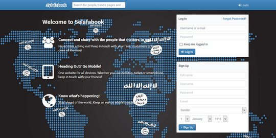 Baru beberapa jam lahir, 'Facebook' milik ISIS sudah mati suri