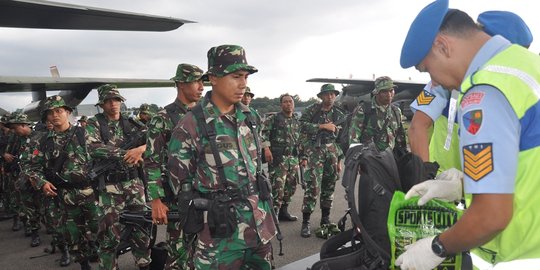 Pulang dari Papua, Pasukan Kopassus disweeping Pom TNI AU