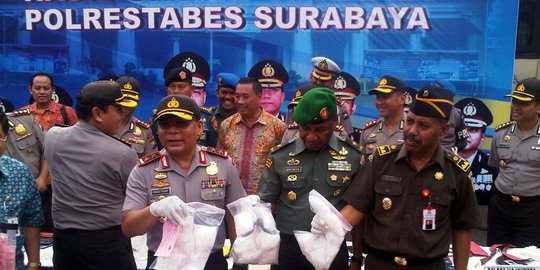 Tiga pengedar 8,5 kg sabu di Surabaya dibekuk, satu orang lolos