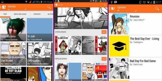 mau baca komik karya indonesia? unduh 4 aplikasi android gratis ini!
