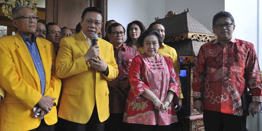 Usai sowan ke Megawati, Agung Laksono sambangi PKB dan PKPI