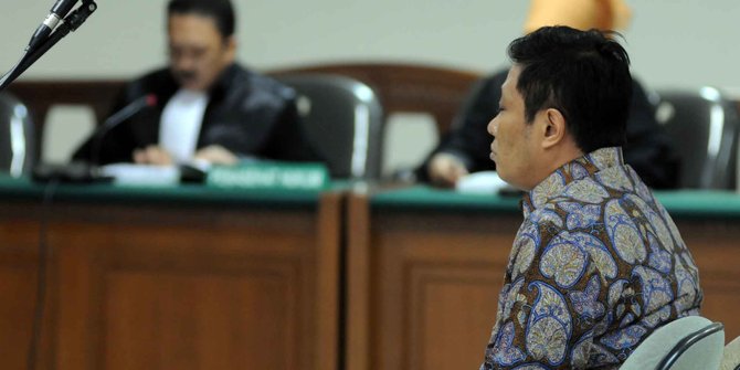 Sidang pledoi Machfud Suroso terkait kasus Hambalang