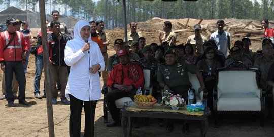 Mensos resmikan 53 rumah untuk pengungsi Gunung Sinabung