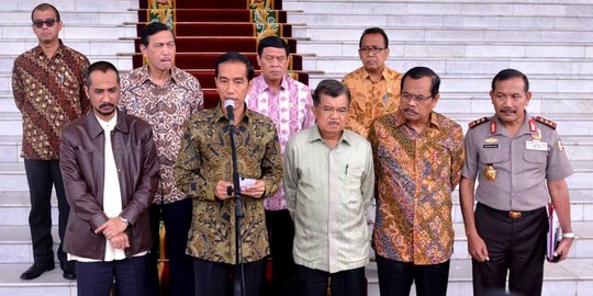 KPK, Polri, TNI, Kejagung dan menteri Jokowi sepakat selamatkan SDA