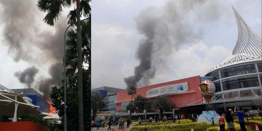 Kebakaran di Margo City akibat tabung gas meledak di tempat karaoke