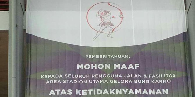 Pengelola GBK minta maaf stadion dipakai konser