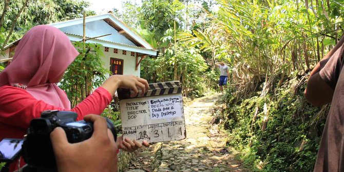 Pelajar Purbalingga kritik fenomena batu akik lewat film Begal Watu