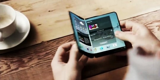 Samsung siapkan smartphone lipat layar elastis tahun depan
