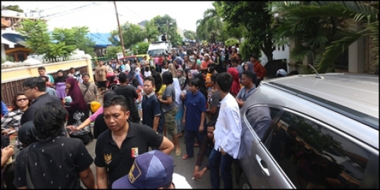 Jenazah Olga Syahputra tiba di kediaman