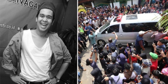 Sudah dimandikan, jenazah Olga siap diberangkatkan ke makam
