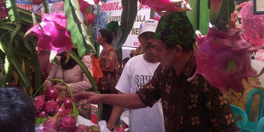 Festival buah di Banyuwangi, warga berebut durian