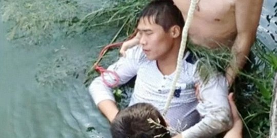 Dipaksa ortu nikahi perempuan jelek, pria ini pilih loncat ke danau