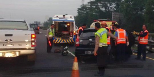 Tiga mobil kecelakaan di Jagorawi, macet sepanjang 1 kilometer