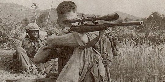 Kisah si 'Bulu Putih' hantu perang Vietnam