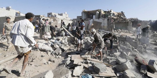 Ini kekuatan dahsyat koalisi Arab Saudi serbu pemberontak di Yaman