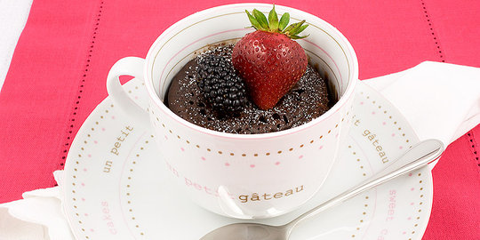 [Resep] Bikin coffee cake in a mug buat teman begadang