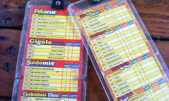 daftar menu kedai 24
