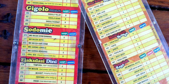 Nama menu berbau porno, Kedai 24 Yogya bikin warga resah