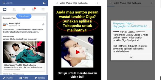 Ini klarifikasi CEO Tokopedia soal iklan video wasiat Olga Syahputra