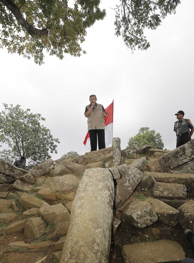 sby berkunjung ke gunung padang cianjur