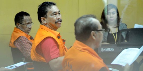 Tahanan KPK ikuti kebaktian Jumat Agung
