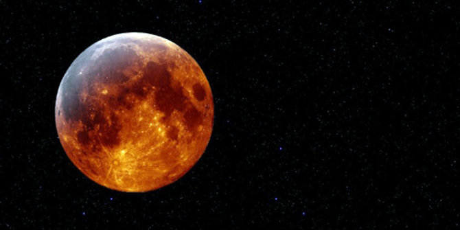 Tiga keistimewaan gerhana bulan total malam ini