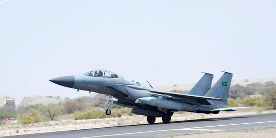 Ini jet tempur Arab Saudi pembombardir Yaman