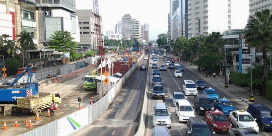 Pemotor kini dapat melintasi Jalan MH Thamrin ke Medan Merdeka Barat