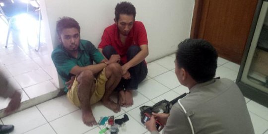 Seperti di film, pengedar sabu di Serang dibekuk usai tabrak mobil