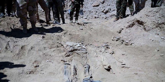 Di lokasi ini ribuan mayat tentara muda Irak dikubur ekstremis ISIS