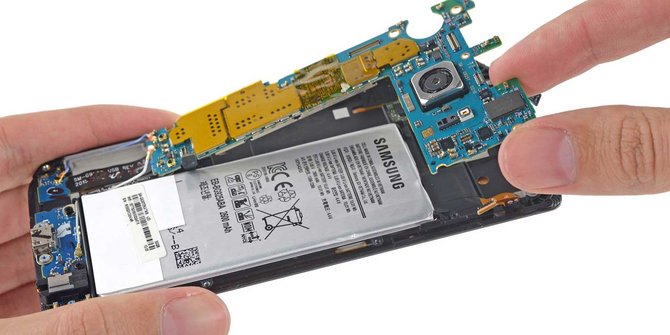 Begini jeroan Galaxy S6 Edge dengan chip tercanggih Samsung