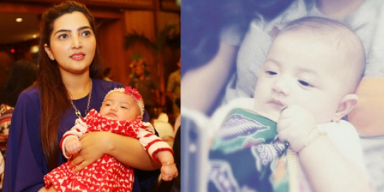 [foto] intip gaya lucu Baby Arsy kalau lagi selfie, bikin gemes