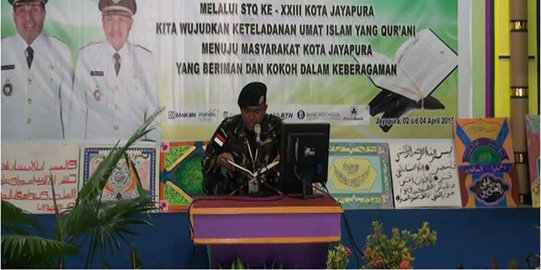 Kisah Kapten Kostrad jadi juara baca Alquran di Papua