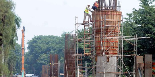 Proyek jalan layang STS Permata hijau masuki tahap pembuatan tiang