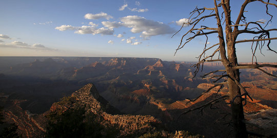 Menikmati keindahan ngarai dan tebing curam Grand Canyon