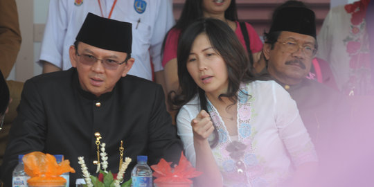 Hadiri pagelaran budaya Betawi, Ahok disambut adik 