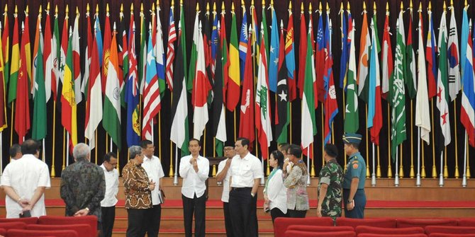 Hari kedua KAA  di Jakarta pertemuan tingkat menteri Asia 