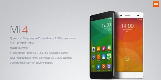 Xiaomi siap rilis smartphone versi murah dari Mi4?