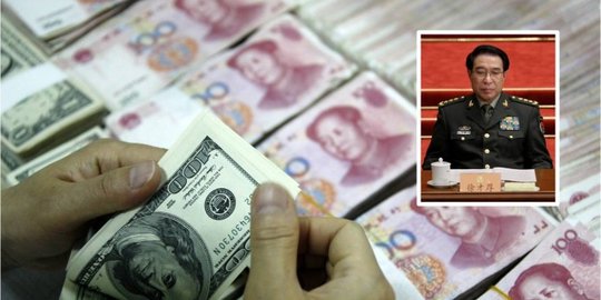 Korupsi gila jenderal China, uang haram butuh seminggu dihitung