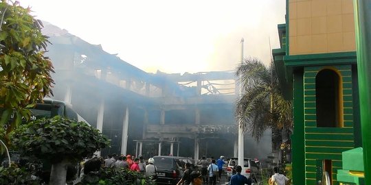 Kebakaran Bank Aceh, satu karyawan tewas