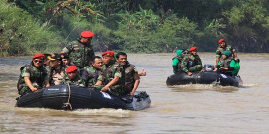 Susur Bengawan Solo, Kopassus temukan banyak lahan kritis