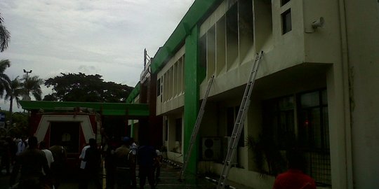 Kantor Wali Kota Bekasi terbakar